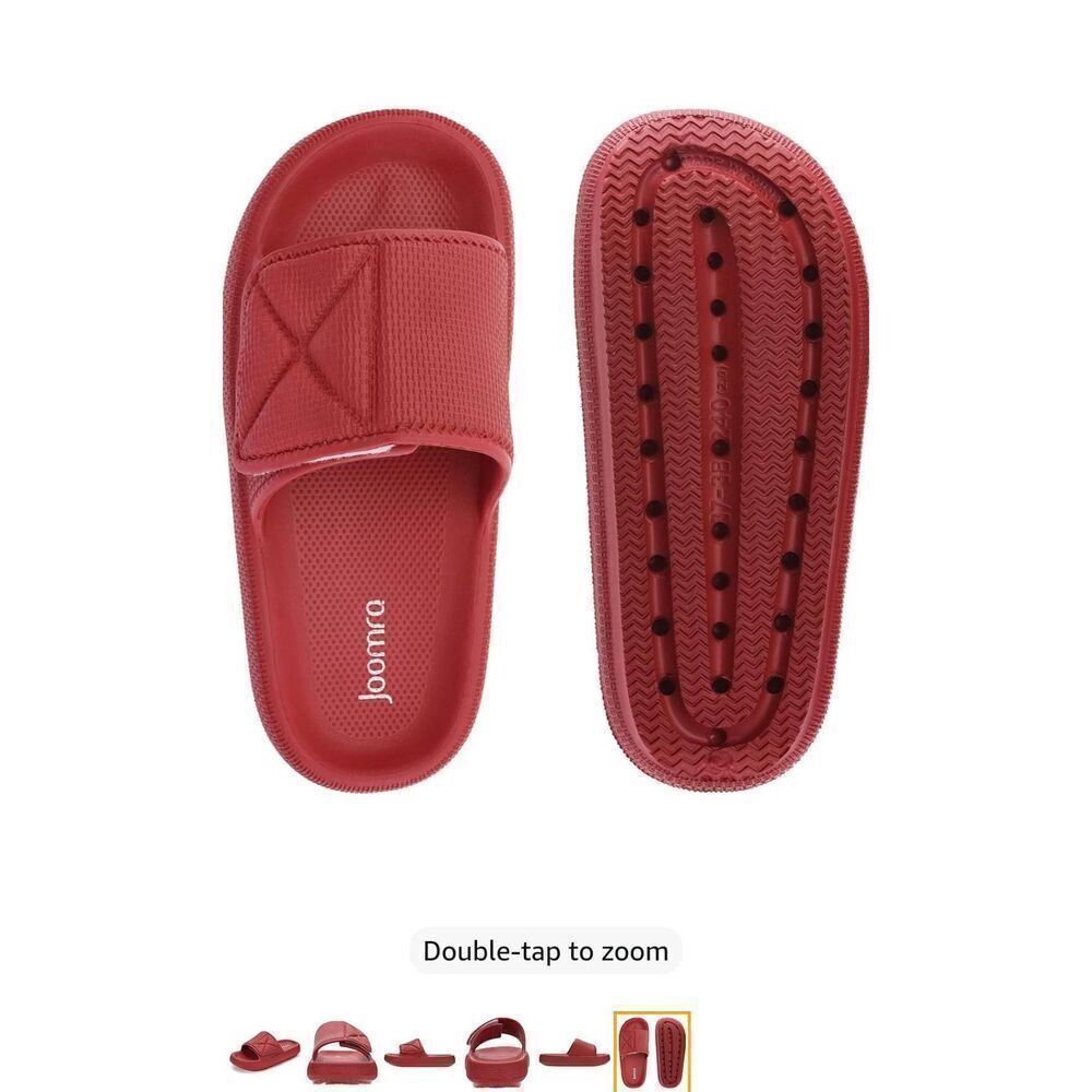 Joomra adjustable comfortable bounce pillow slippers cozy slides